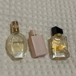 Burberry Her YSL Libre Ferragamo Fimma mini perfume